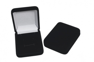 Schmuck Etui, Geschenkkästchen für Ring, Ohrringe Schwarz