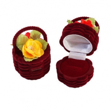 Schmuck Etui, Geschenkkästchen Bordeauxrot