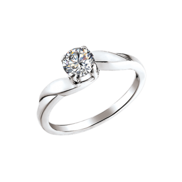 Damen-ring aus 925er Silber mit Zirkonia 