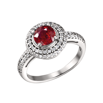 Damen-ring aus 925er Silber mit Zirkonia 