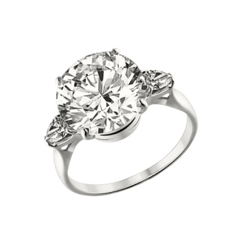 Damen-ring aus 925er Silber mit Zirkonia 