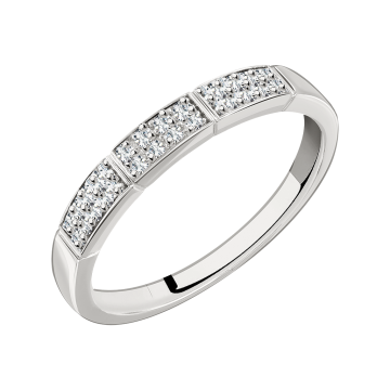 Damen-ring aus 925er Sterling Silber mit Zirkonia 