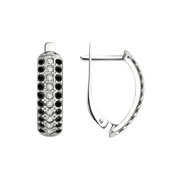 Ohrringe aus 925er Sterling Silber mit Zirkonia 