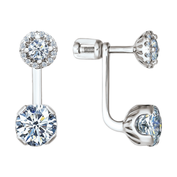 Ohrstecker aus Silber 925° mit Zirkonia 