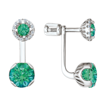 Ohrstecker aus Silber 925° mit Zirkonia 