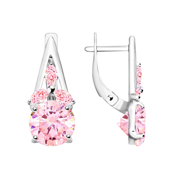 Ohrringe aus 925er Sterling Silber mit Zirkonia 