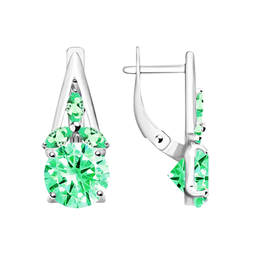 Ohrringe aus 925er Sterling Silber mit Zirkonia 