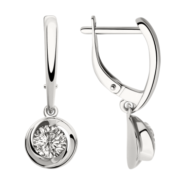 Ohrringe aus 925er Sterling Silber mit Zirkonia 