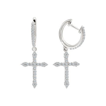 Ohrringe aus 925er Sterling Silber mit Zirkonia 