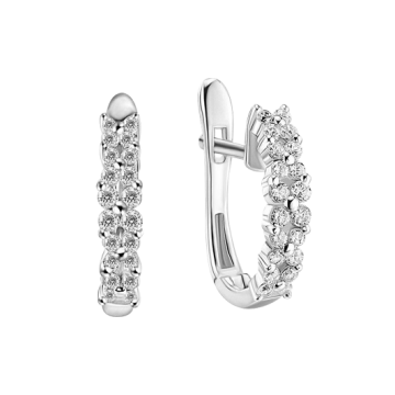 Ohrhänger aus 925er Sterling Silber mit Zirkonia 