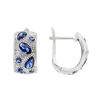 Ohrringe aus 925er Sterling Silber mit Zirkonia 