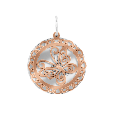 Gold-plated silver pendant 