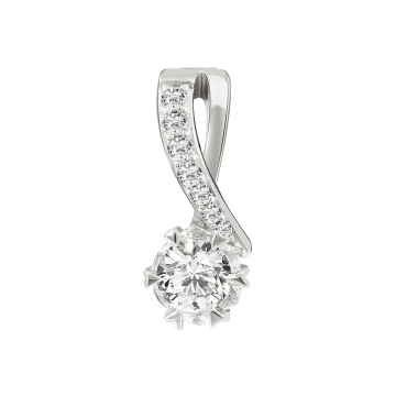 Anhänger 925er Sterling Silber mit Zirkonia 