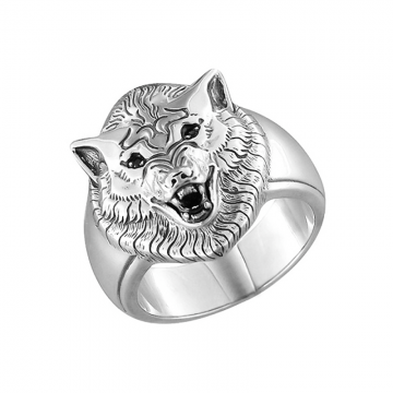 Мужской перстень-печатка из серебра 925-ой пробы 