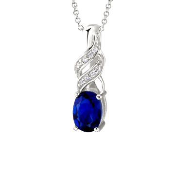 Anhänger 925er Sterling Silber mit Zirkonia 