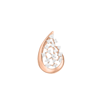 Anhänger aus Rotgold 585 mit Zirkonia 