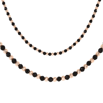 Collier oder als Armband mit Onyx 