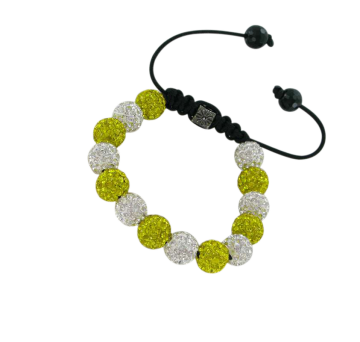 Shamballa Armband mit Zirkonia 