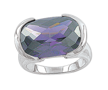 Damenring aus 925er Silber mit Zirkonia 