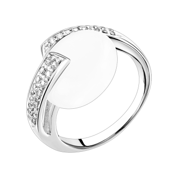 Damen-ring aus 925er Sterling Silber mit Mondstein 
