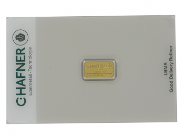 Золотой слиток 1g 