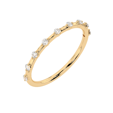 Damenring aus Gelbgold 585° mit Brillanten 