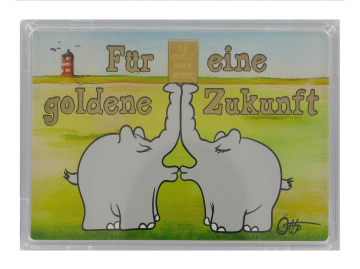 Золотой слиток 1g 