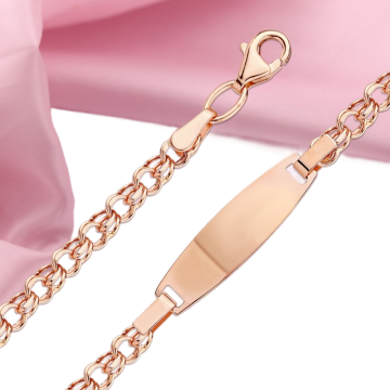 Kinder Armband aus Rotgold 585° 