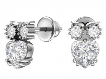 Kinder Ohrringe aus 925er Sterling Silber mit Zirkonia 