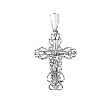 Weißgold 585° Kreuz 
