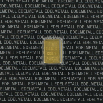 Золотой слиток 1g 