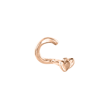 Пирсинг для Носа из красного Золота 585 пробы 