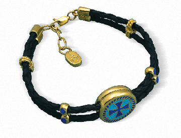 Gold-plated silver bracelet of God 