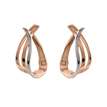 Ohrhänger aus Rot/ Weißgold 585° 