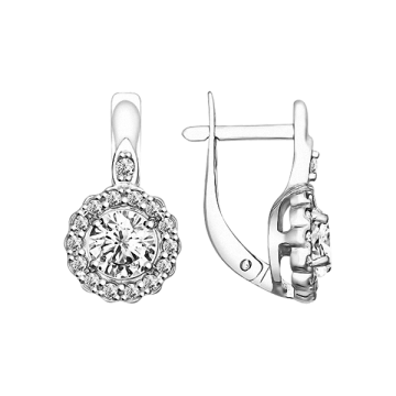 Ohrringe aus 925er Sterling Silber mit Zirkonia 