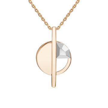 Anhänger aus Rot/ Weißgold 585° 