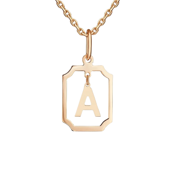 Anhänger aus Rotgold 585° "A" 