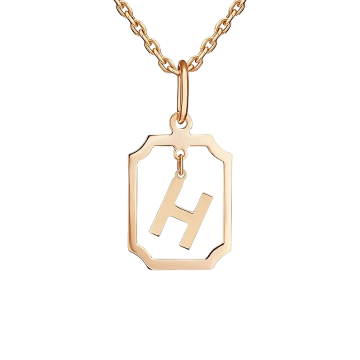 Anhänger aus Rotgold 585° "H" 