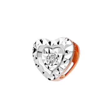 Herzanhänger aus Gold mit Diamant – ein zarter Ausdruck der Liebe 