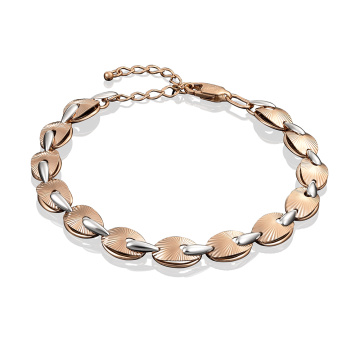 Armband aus Rot/ Weißgold 585° 