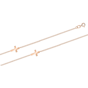 Браслет из красного золота 585 пробы 