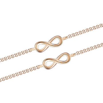 Браслет из красного золота 585 пробы 