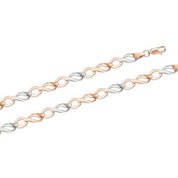 Браслет из красного золота 585 пробы 