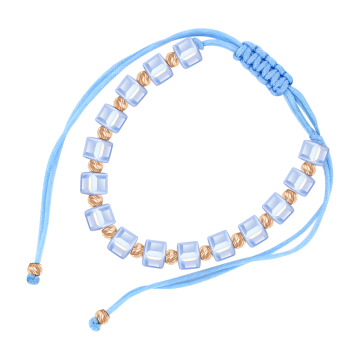 Armband mit Rotgold Kugeln 