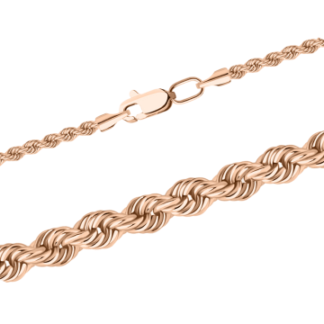 Браслет из красного золота 585 пробы 