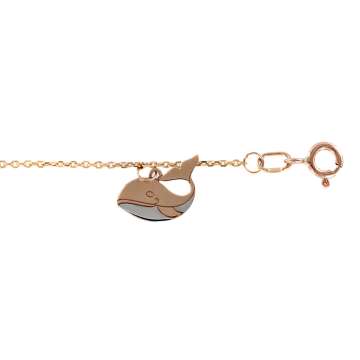 Fuß kette aus Rotgold 585° 