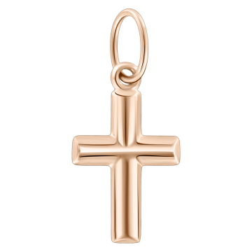 Kreuzanhänger aus Rotgold 585° 