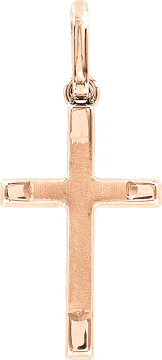 Kreuzanhänger aus Rotgold 585° 