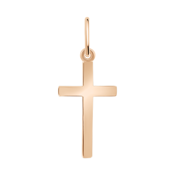 Kreuzanhänger aus Rotgold 585° 