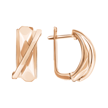 Ohrringe aus Rotgold 585° 